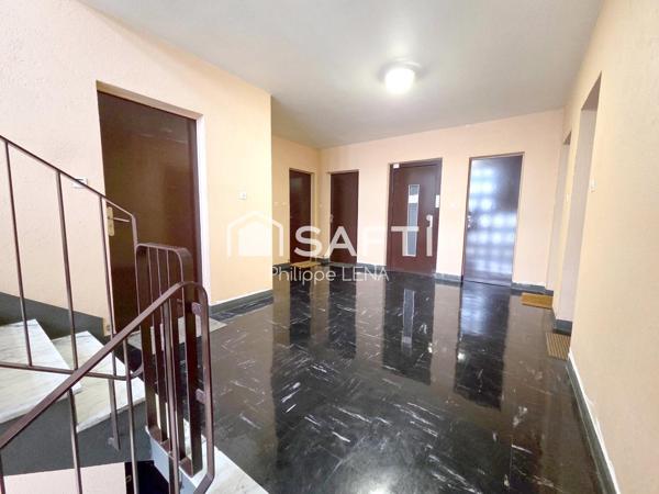 Grand F3, résidence bien tenue, loué à retraités