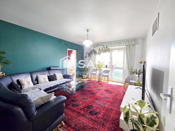 Grand F3, résidence bien tenue, loué à retraités