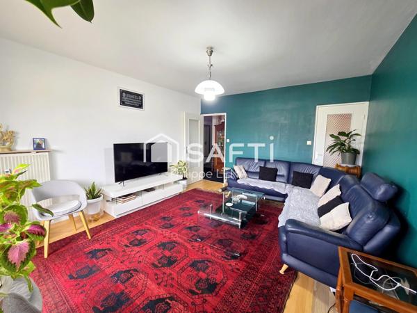 Grand F3, résidence bien tenue, loué à retraités