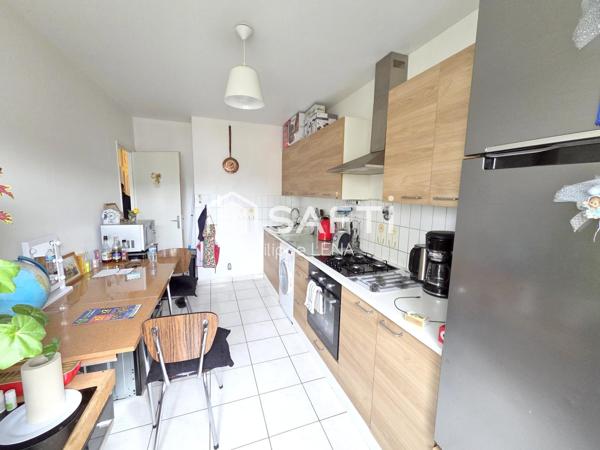 Grand F3, résidence bien tenue, loué à retraités