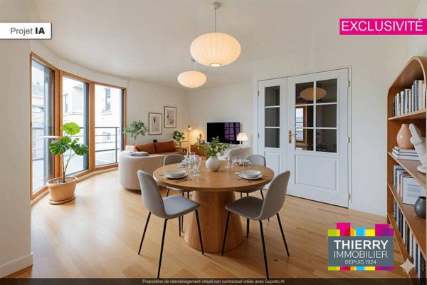 Appartement 3 pièces - 44100 Nantes -  Centre ville