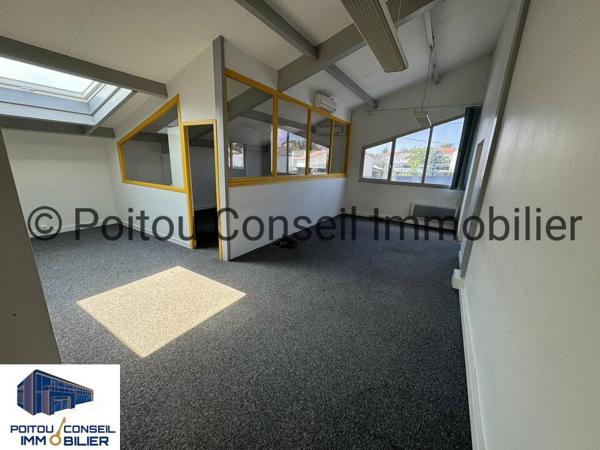 BUREAUX ENVIRON 128m2 FACILE D’ACCES ZONE MENDES FRANCE NIORT AVEC PARKINGS