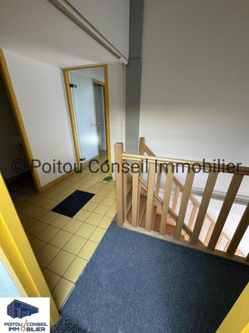BUREAUX ENVIRON 128m2 FACILE D’ACCES ZONE MENDES FRANCE NIORT AVEC PARKINGS