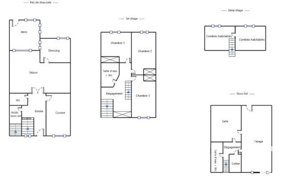 Maison traditionnelle 9 pièces de 160 m² à Les Mureaux (78130)
