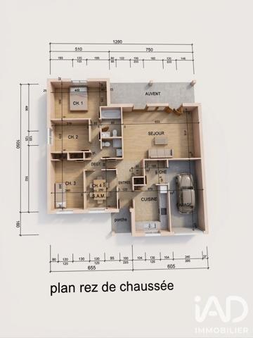 Maison à vendre 5 pièces 111 m² Cournon-d'Auvergne