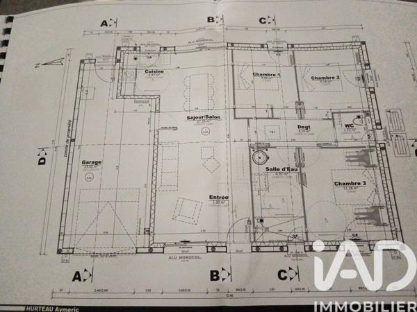 Location maison 5 pièces 76 m² Essarts-en-Bocage