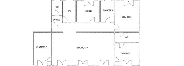 Appartement 5 pièces - 130 m² Exclusivité efficity