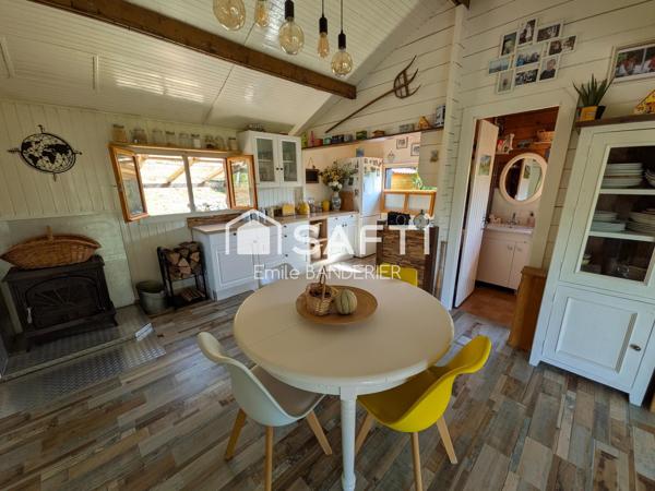 Chalet en bois 56m2 – Calme et vue imprenable