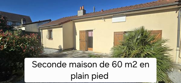 Bruay-la-Buissière (62700) Lot de 2 maisons ( un pavillon de 144 m² habitable sur sous-sol et un plain pied de 60 m²