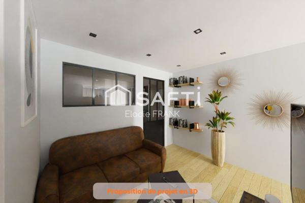 Bien à aménager avec parking proche frontière !