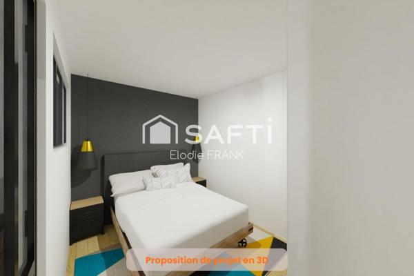 Bien à aménager avec parking proche frontière !