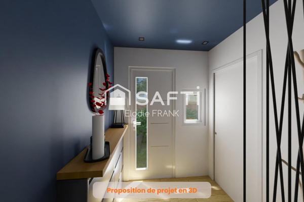 Bien à aménager avec parking proche frontière !