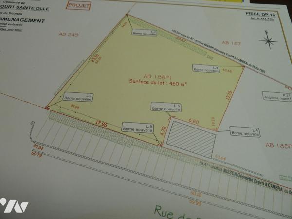 Terrain à bâtir à vendre à RAILLENCOURT-SAINTE-OLLE