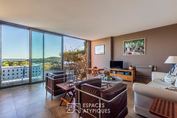 Villa vue mer cinématographique Gaou-Bénat