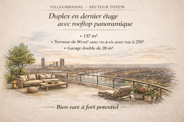 Appartement 3 pièces - 136 m² Exclusivité