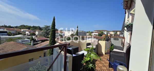 Appartement Dax 3 pièces, terrasse, pleins sud