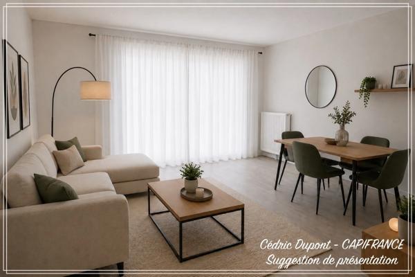 Appartement à vendre 2 pièces 40m2 - PROVINS (77) - balcon - parking