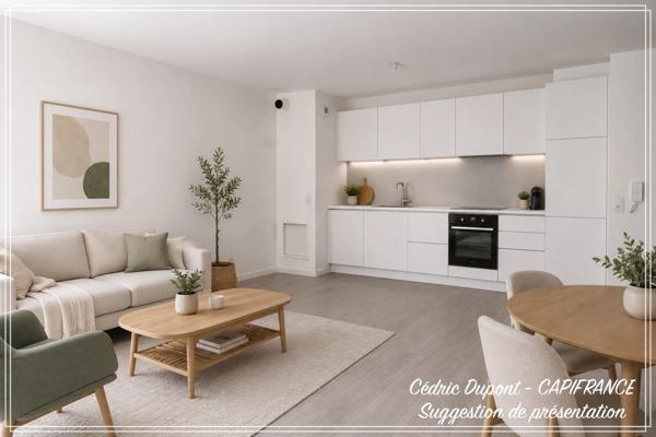 Appartement à vendre 2 pièces 40m2 - PROVINS (77) - balcon - parking