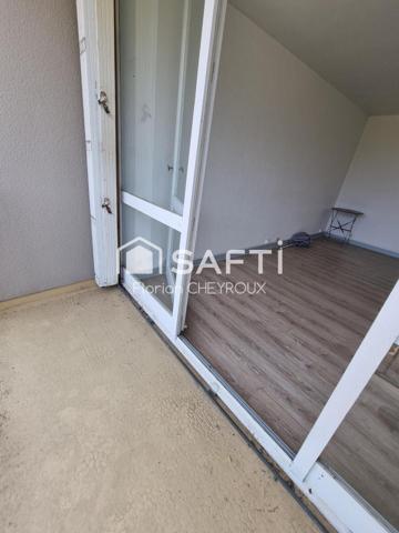 T1 de 33 m² avec balcon, parking et cave, Roussillon