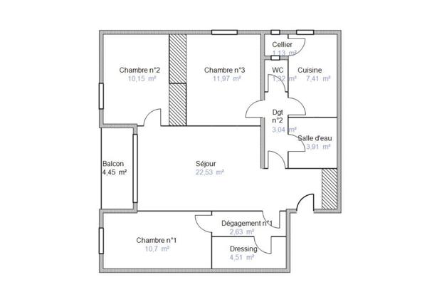 Appartement à vendre 4 pièces 80 m² Nîmes
