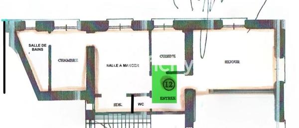 Appartement 3 pièces - 48 m²