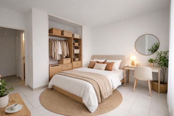 AIX EN PROVENCE - A LOUER -  T2 - LA TORSE + GARAGE + TERRASSE