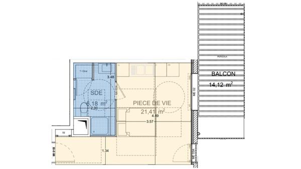 Appartement à vendre 1 pièce 28 m² Bormes-les-Mimosas