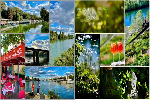 Front de Seine. VUE PANORAMIQUE. 4 pièces 94 m². TERRASSE. CAVE. DOUBLE PARKING.