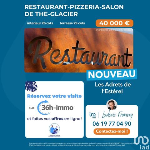 Restaurant à vendre 69 m² Les Adrets-de-l'Estérel