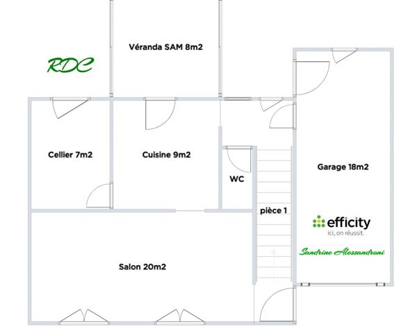 Maison 5 pièces - 130 m² Exclusivité efficity