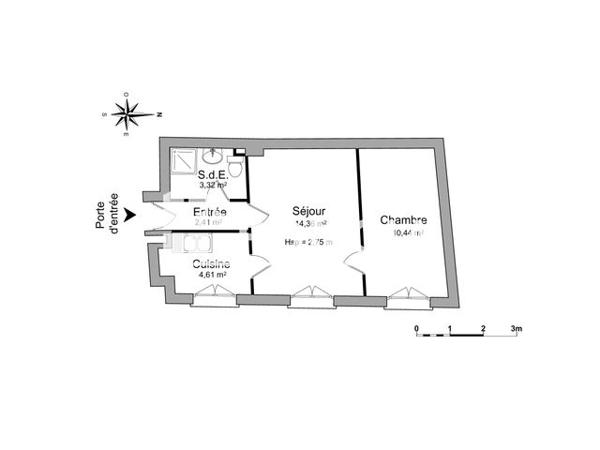 Location Appartement 2 pièces 35.14 m² - 5 RUE DES TURCIES Orleans 45000