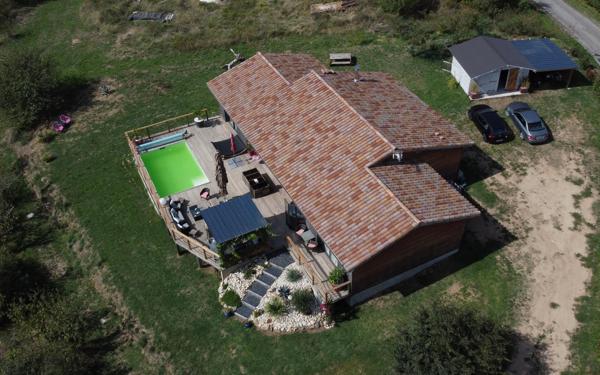 Maison de plain pied en campagne