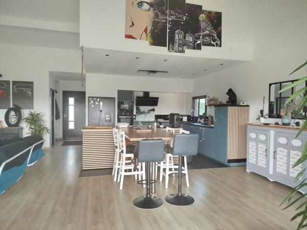 Maison de plain pied en campagne