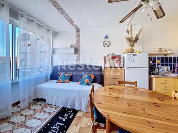 Appartement 2 pièces + cabine avec parking privatif