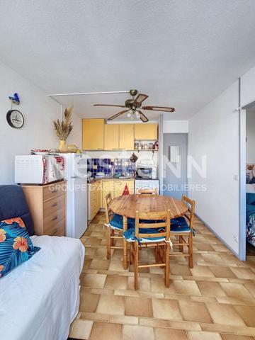 Appartement 2 pièces + cabine avec parking privatif