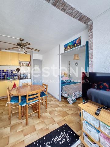 Appartement 2 pièces + cabine avec parking privatif