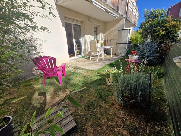 CARCASSONNE, Appartement Vendu loué avec jardin