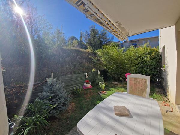 CARCASSONNE, Appartement Vendu loué avec jardin