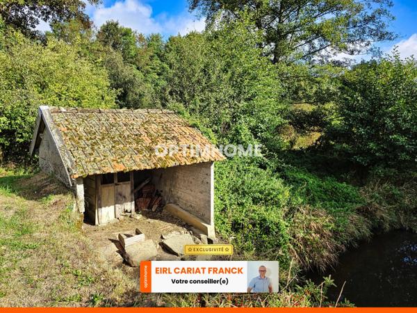 SCIERIE ET MAISON SUR 106 M², L’ENSEMBLE SUR 25000 M² DE TERRAIN AVEC GRANGES ET ANNEXES >