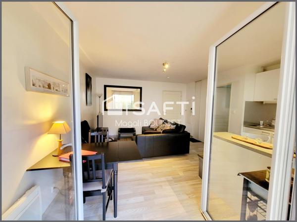Appartement T2 de 39,37m² en rez de chaussée, dans une résidence sécurisée, à proximité de toutes commodités.
