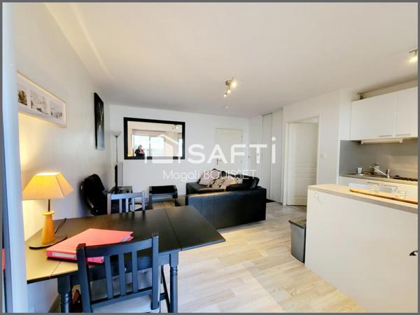 Appartement T2 de 39,37m² en rez de chaussée, dans une résidence sécurisée, à proximité de toutes commodités.
