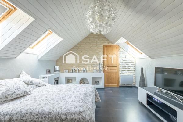 Maison de 200m2, 8 pièces, 4 chambres terrain de 570m2