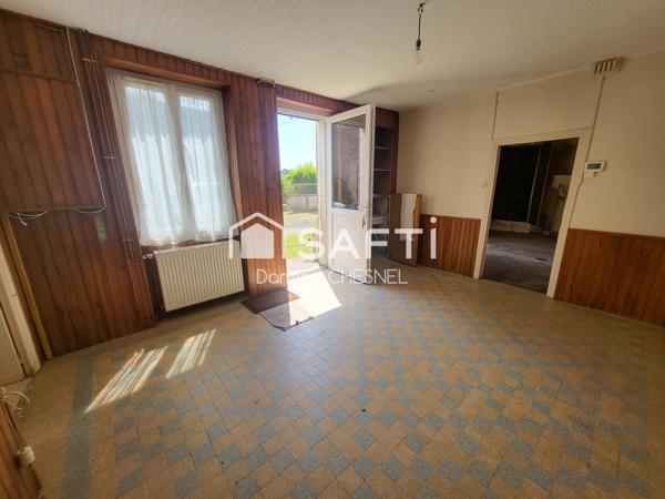 Fermette à rénover avec  terrain