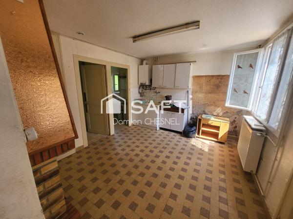 Fermette à rénover avec  terrain