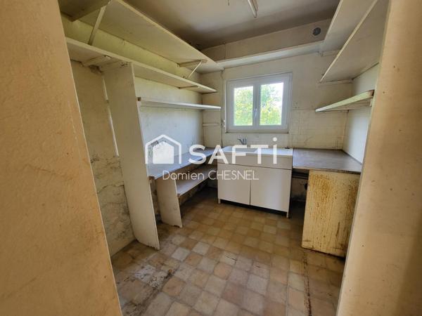 Fermette à rénover avec  terrain