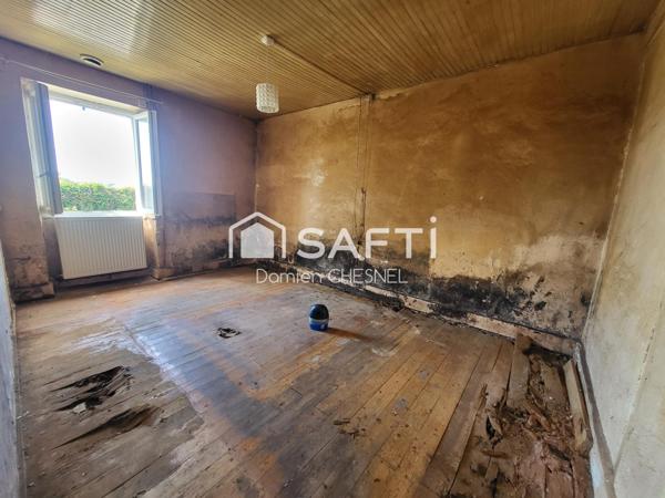 Fermette à rénover avec  terrain