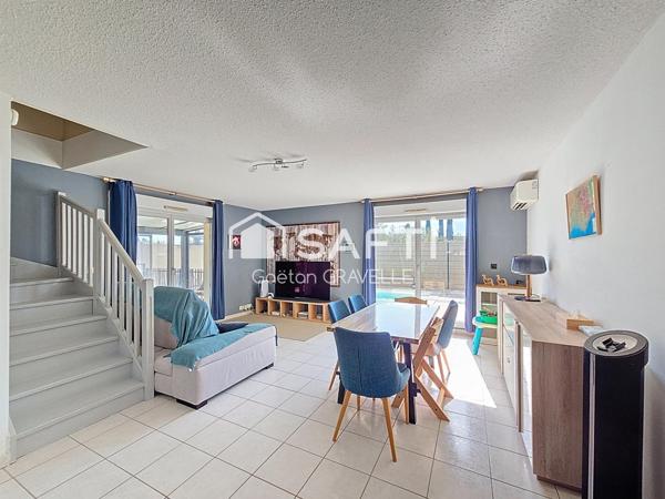 piscine, véranda, garage