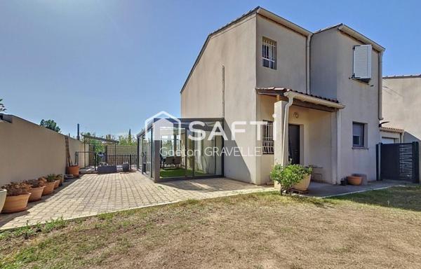 piscine, véranda, garage