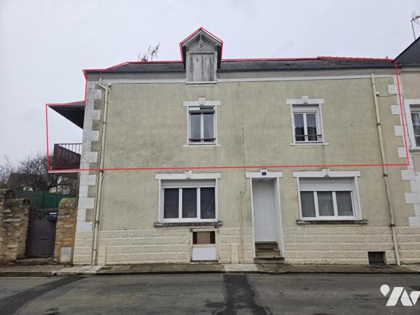 Loué : Maison appartement 78 m² avec garage et jardin, 2 chambres