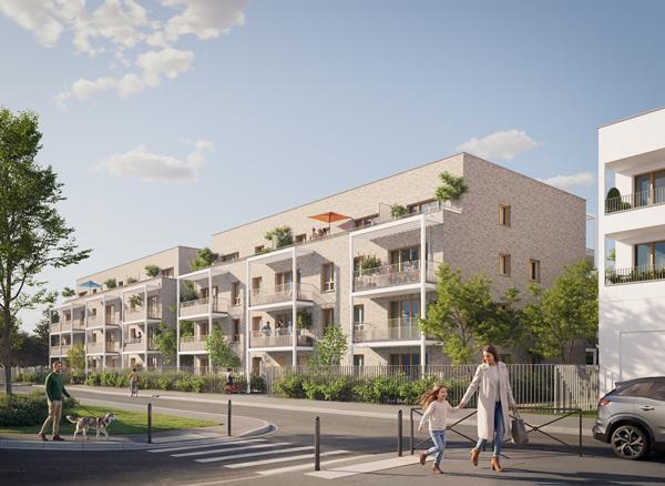 Appartement 2 pièces neuf de 41,51 m2 avec balcon et parking - Champigny-sur-Marne